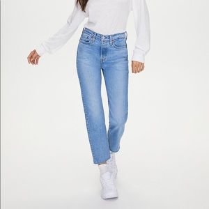 Levi’s Wedgie Straight Jean denim aritzia
